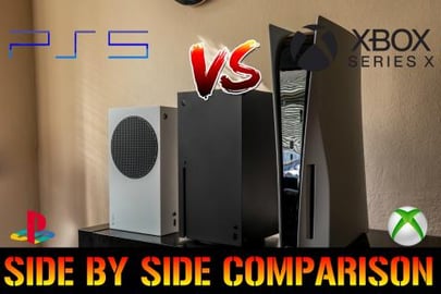 PlayStation 5 vs XBOX Series X & S Side By Side Compariso...
