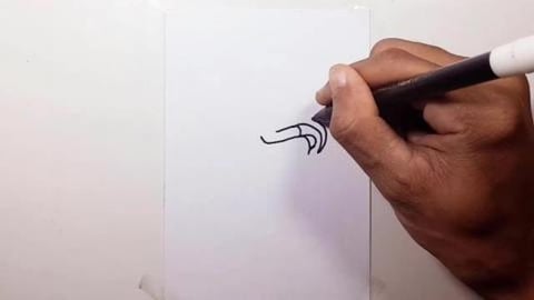 Drawing Grafiti monster-yellow-pumpkin-with-two-yellow-ey...