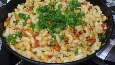 Macaroni pasta vegan 