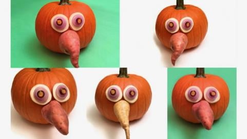 Quick & Easy Halloween Decorations with a Pumpkin 