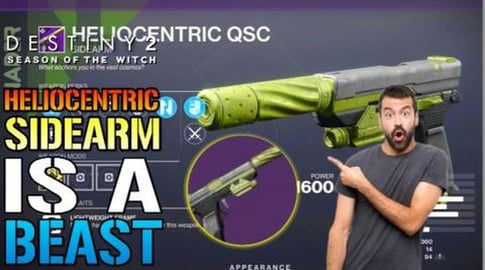 Destiny 2: Heliocentric Sidearm Is A BEAST! How Good Is T...