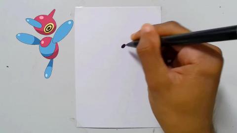 Draw Pokemon porygon-z shorts