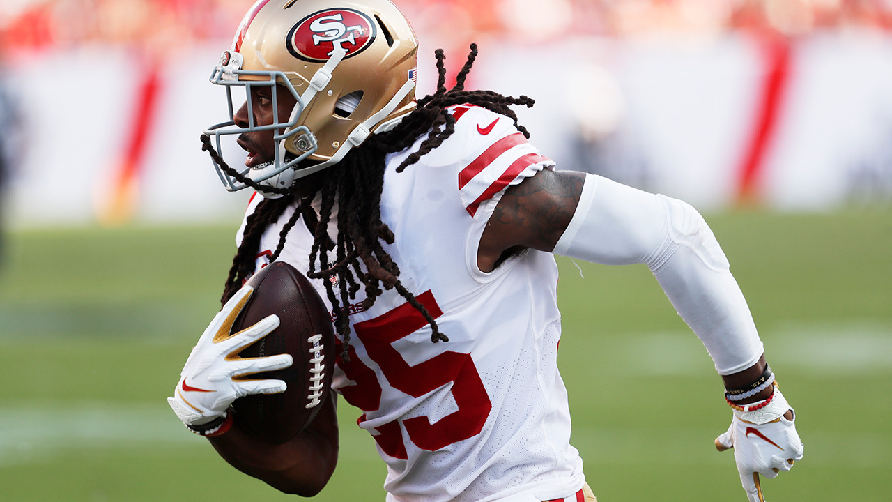 Richard Sherman's pick 6 energizes 49ers in 31-17 victory over Tampa Bay -  ABC7 San Francisco