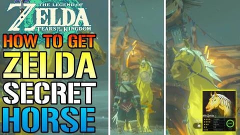 How To Get Zelda Secret Golden Horse! Zelda: Tears Of The...