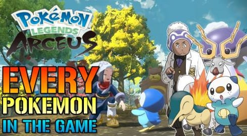 Pokemon Legends Arceus: EVERY Pokemon Thats Included & No...