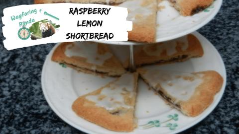 Raspberry Lemon Shortbread