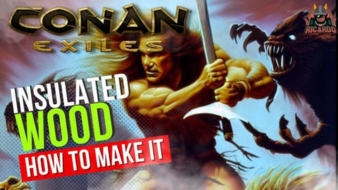 How to make Insulated Wood // Conan Exiles Survival Gamep...