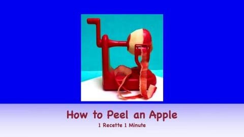How to Peel an Apple in 15 Seconds / Food Hacks (shorts)