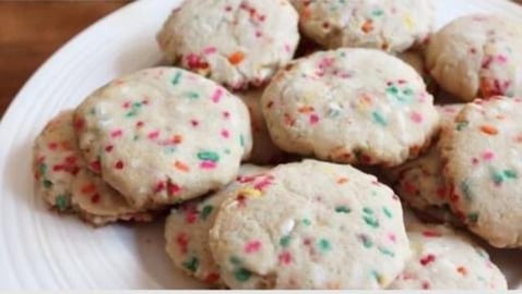 Baking Funfetti Sugar Cookies by SweetTreats