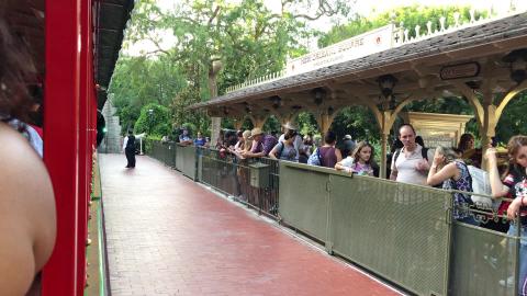 Disneyland Railroad - New Orleans Square to Mickey's Toon...