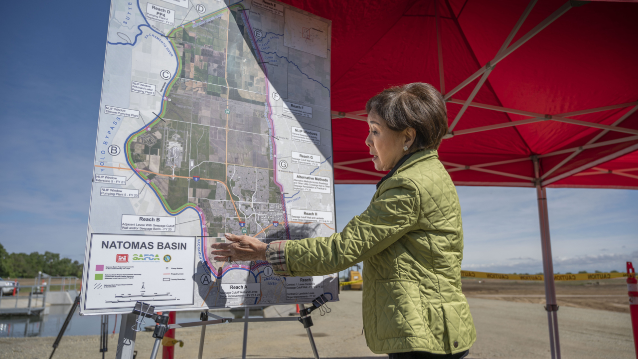 Rep. Doris Matsui announces funding for Natomas levees | Sacramento Bee