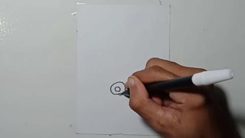 Drawing Graffiti Thunder Skull Character 