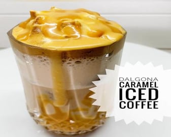 DALGONA Iced Caramel | Whipped Coffee | Trending Lockdown...