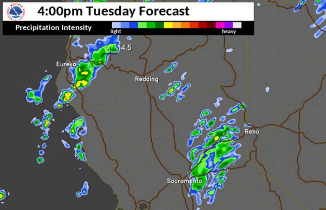 Winter weather advisory in Lake Tahoe region and chains are required on