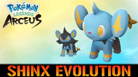 Pokemon Legends Arceus: Shinx Evolution into Luxio