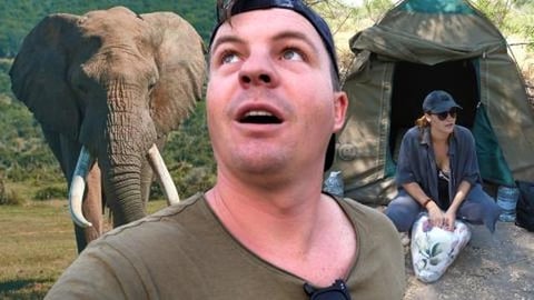 Sleeping Wild in BOTSWANA - Camping with Elephants in Oka...