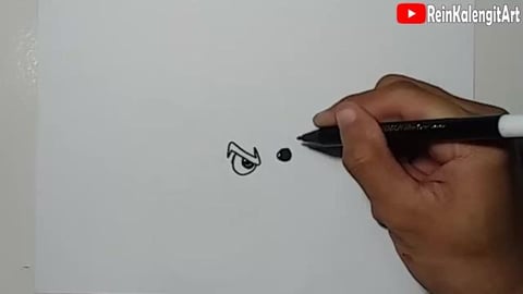 Drawing magic character graffiti