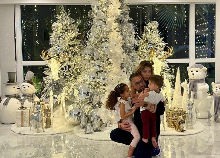 Irrael Gómez logró reunir a sus tres hijos en Caracas ❤️👨‍👧‍👧