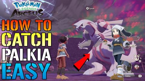 Pokemon Legends Arceus How To Catch ALPHA PALKIA! The EAS...