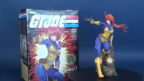Kotobukiya G.I.Joe Scarlett Bishoujo Statue Review