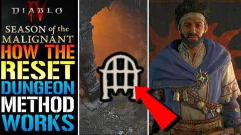 Diablo 4: "Dungeon Reset Method" How To Farm Fast XP! Ste...