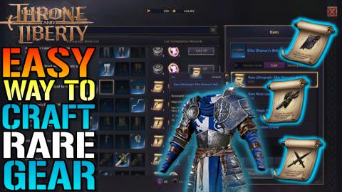 Throne & Liberty: EASY Way To Craft "Rare Gear" Weapons &...
