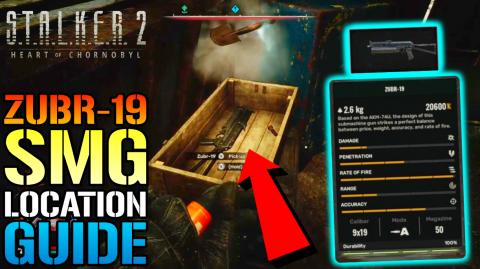 Stalker 2: "Zubar-19" SMG Location Guide! How To Get This...