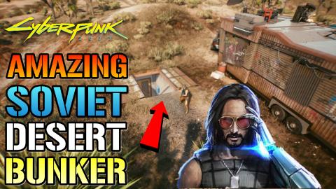 Cyberpunk 2077: Amazing SOVIET Desert BUNKER! Filled With...