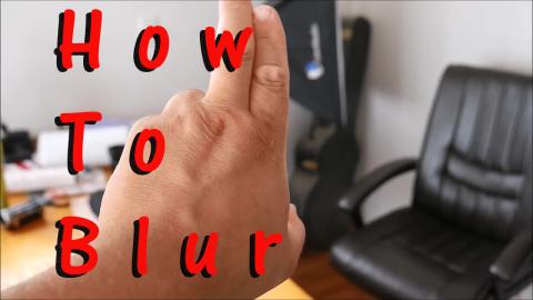 How to Create Background Blur Using Aperture