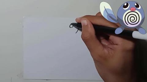 Draw Pokemon POLIWAG #Shorts
