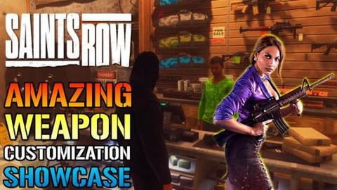 Saints Row: All Weapons & Customization! Showcase (Weapon...