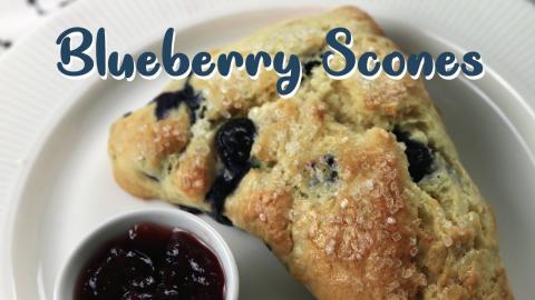 Best Blueberry Scones with Buttermilk