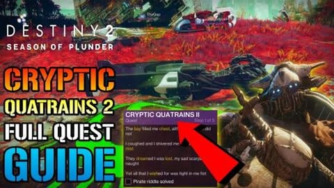 Destiny 2: Cryptic Quatrains 2! FULL QUEST GUIDE! All Pir...