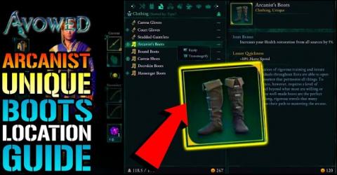 Avowed: "Arcanists" Unique Boots Location Guide! +10% Mov...