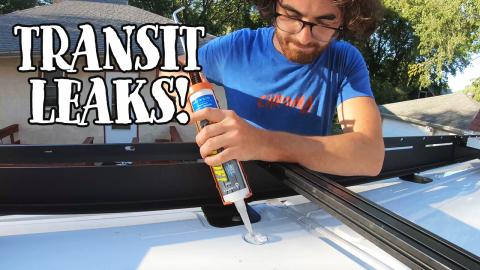 Dealing with Water Leaks on New Ford Transit Van Conversi...