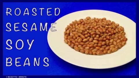 Roasted Soybeans with Toasted Sesame Oil / Soya Beans, So...