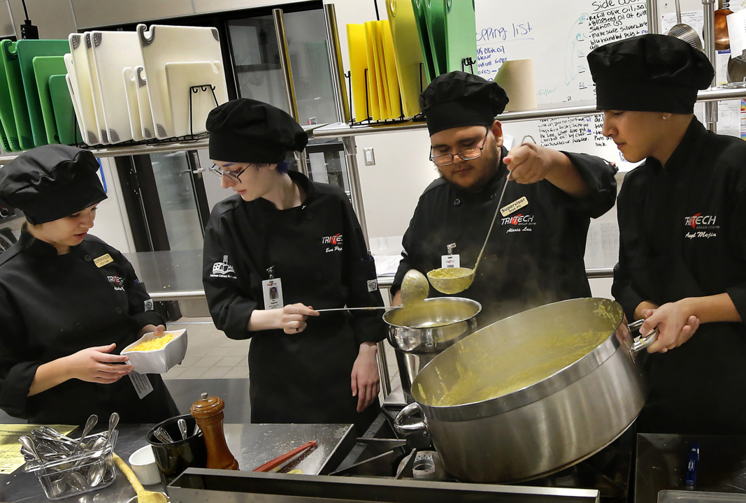 Soup competition heats up kitchen at tri tech skills center in