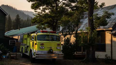 Two people injured in Caldor Fire in Northern California