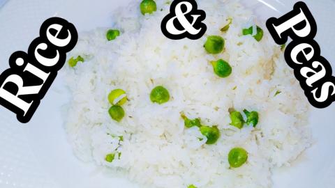 Rice And Peas, Great Vegan Side Dish. Easy & Fast