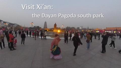 Exploring the south park around  the famous Dayan Pagoda ...