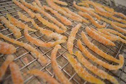 How to Make Candied Orange Peel Slivers: Cooking with Kim...