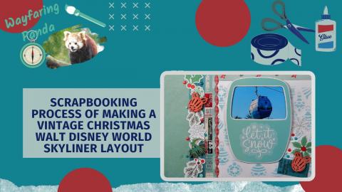Scrapbooking Process of Making a Vintage Christmas Walt D...