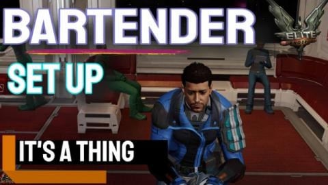 Bartender setup is a Thing // Eite Dangerous Odyssey Flee...