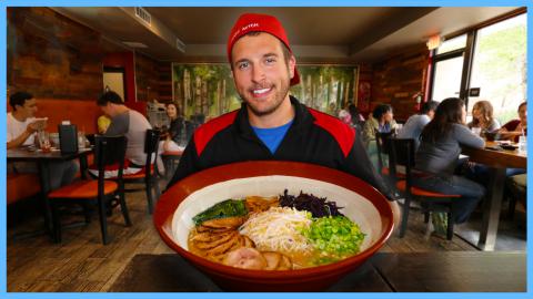 SUPERSIZED RAMEN NOODLE CHALLENGE IN CALIFORNIA | GIANT B...