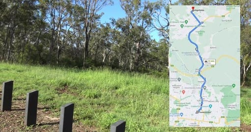 Husky & Malamute enjoying a waterfall and cooling off