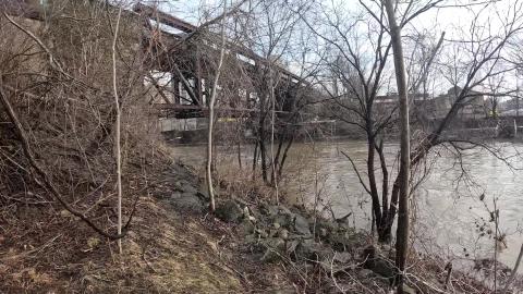 Fishin the Flooded Thames