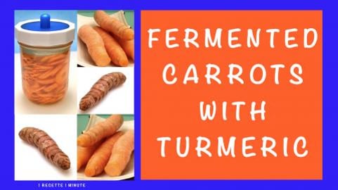 Fermented Carrots with Fresh Turmeric, Garlic & Curry / H...