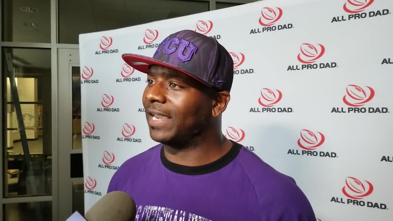 Fellow TCU alum LaDainian Tomlinson says KaVontae Turpin has matured since  college