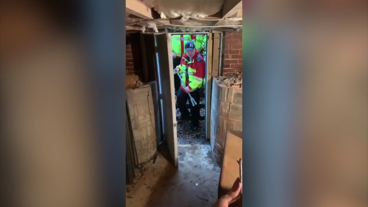 Charlotte firefighters rescue woman from basement after taking shelter ...