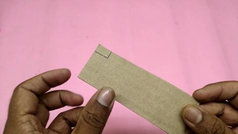 Simple car from cardboard